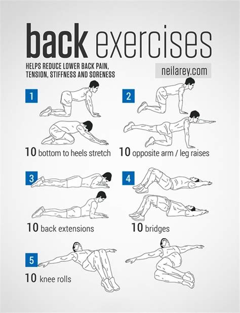 back exercises nhs.